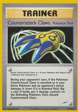 Counterattack Claws (97/105) [Neo Destiny Unlimited] | Golgari Games