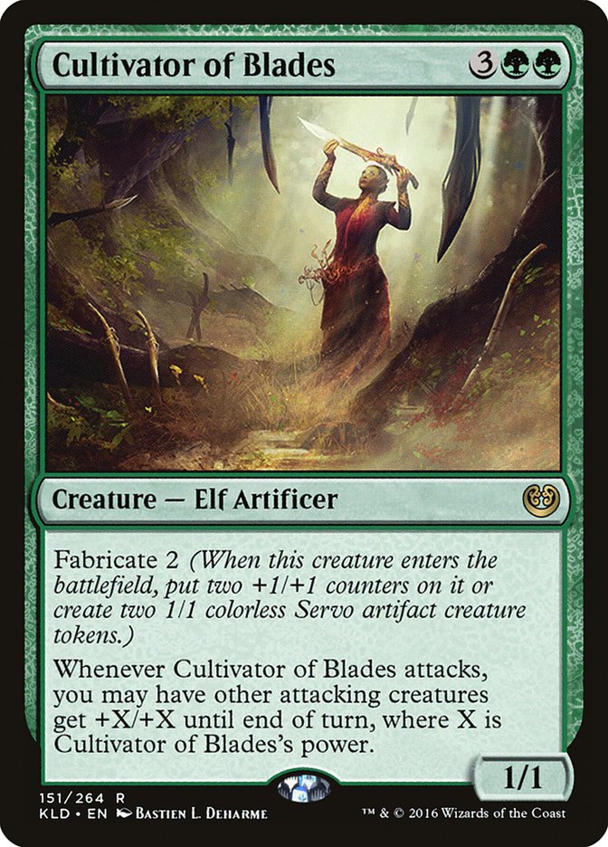 Cultivator of Blades [Kaladesh] | Golgari Games