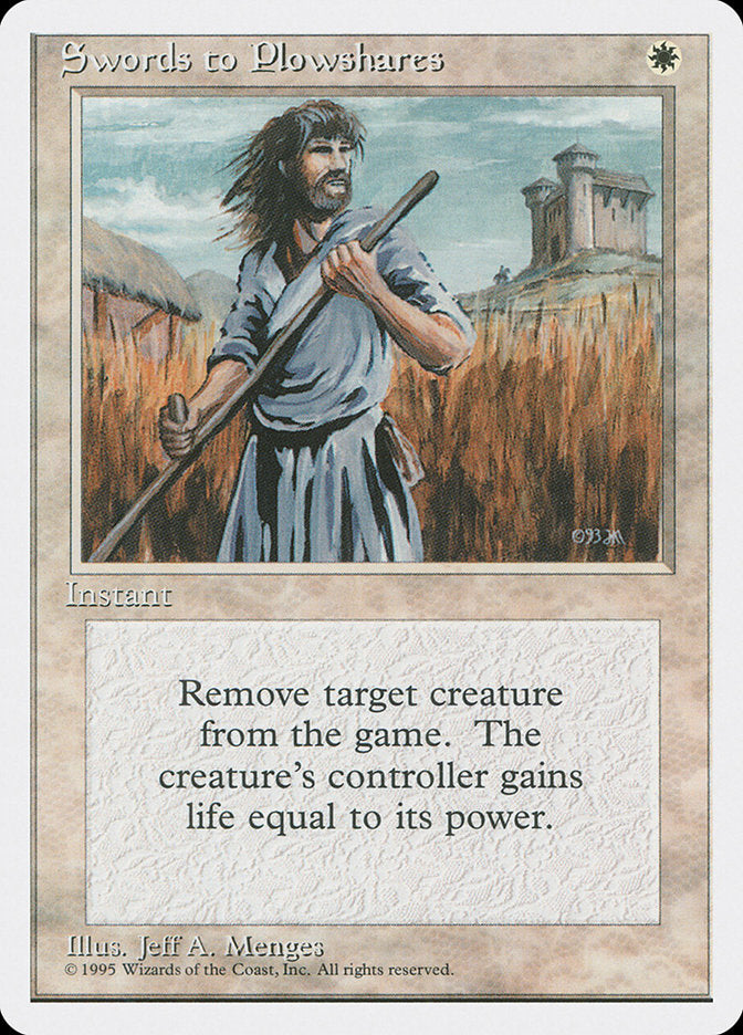 Swords to Plowshares [Fourth Edition] | Local Legends