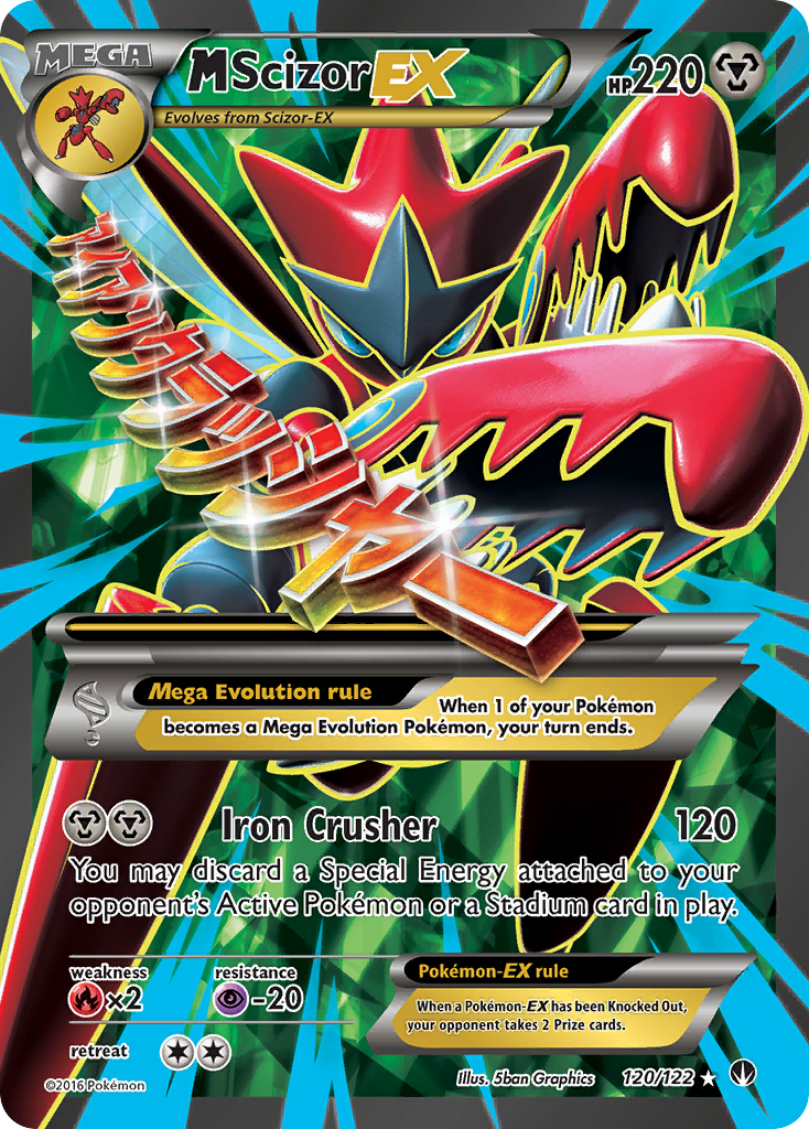 M Scizor EX (120/122) [XY: BREAKpoint] | Golgari Games