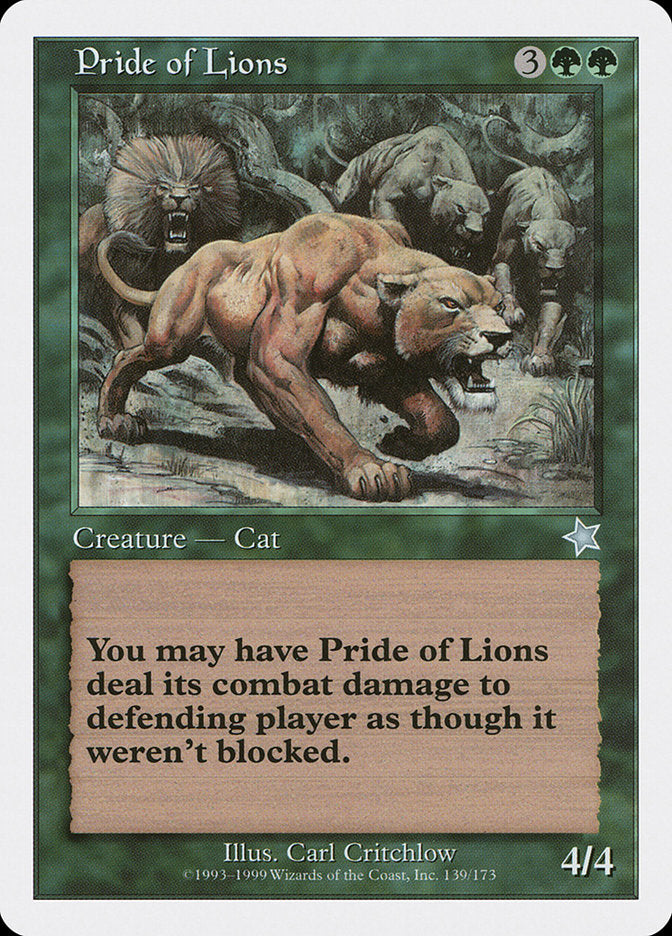 Pride of Lions [Starter 1999] | Local Legends
