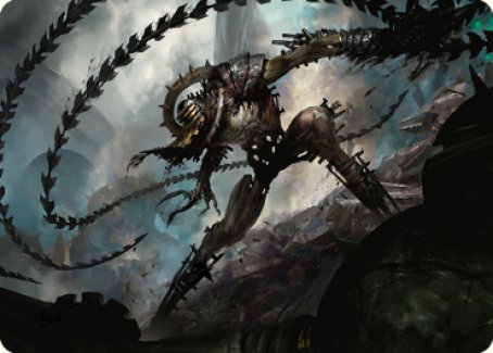 Razorlash Transmogrant Art Card [The Brothers' War Art Series] | Golgari Games