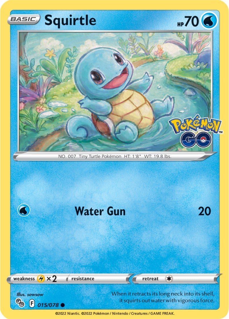 Squirtle (015/078) [Pokémon GO] | Golgari Games