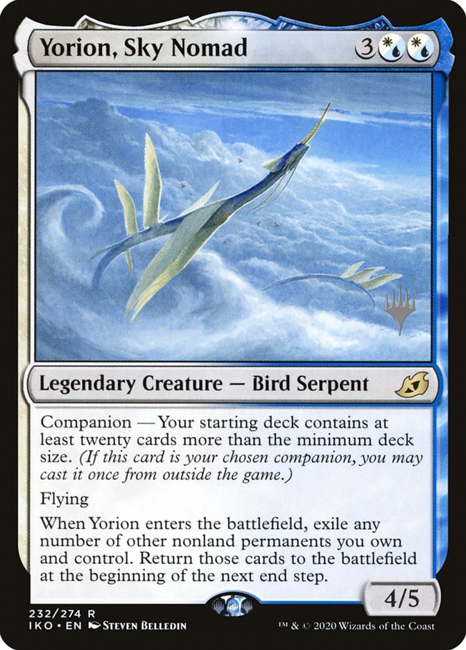 Yorion, Sky Nomad (Promo Pack) [Ikoria: Lair of Behemoths Promos] | Local Legends