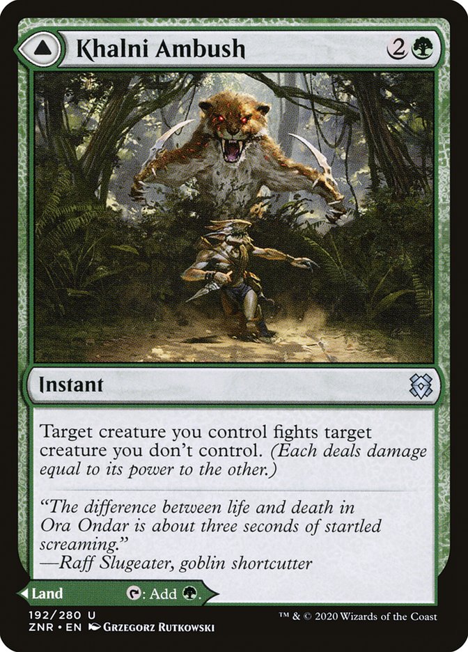 Khalni Ambush // Khalni Territory [Zendikar Rising] | Local Legends