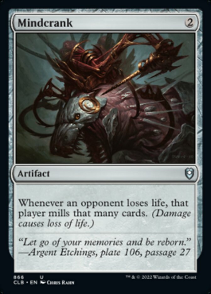 Mindcrank [Commander Legends: Battle for Baldur's Gate] | Local Legends