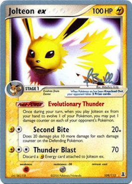 Jolteon ex (109/113) (Eeveelutions - Jimmy Ballard) [World Championships 2006] | Golgari Games