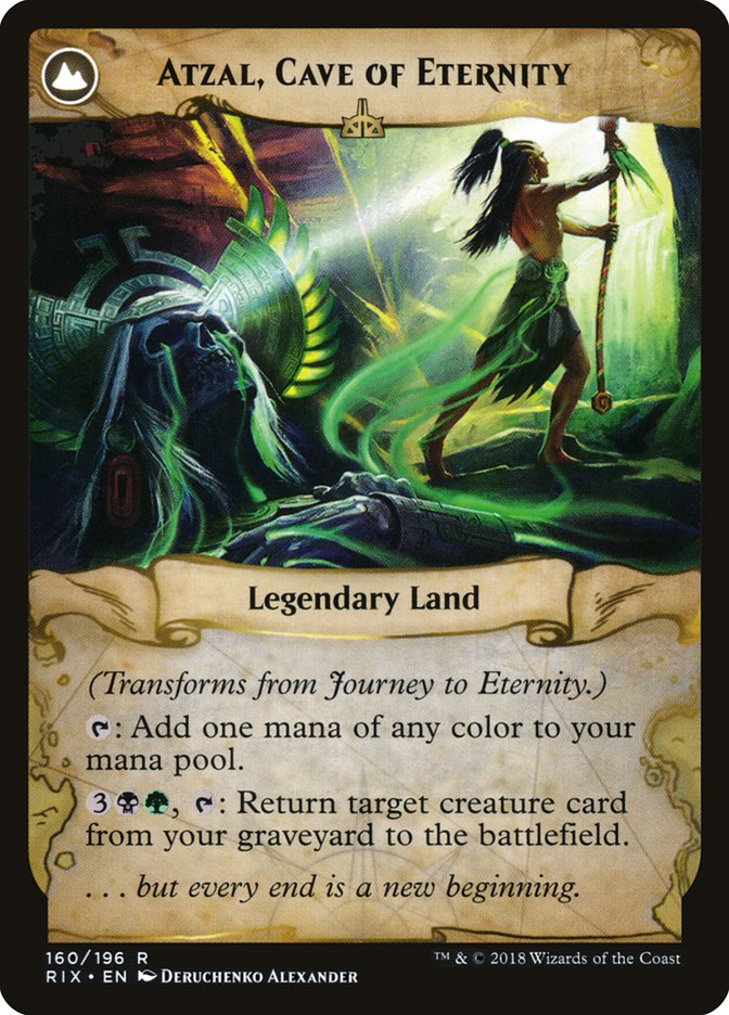 Journey to Eternity // Atzal, Cave of Eternity [Rivals of Ixalan] | Local Legends