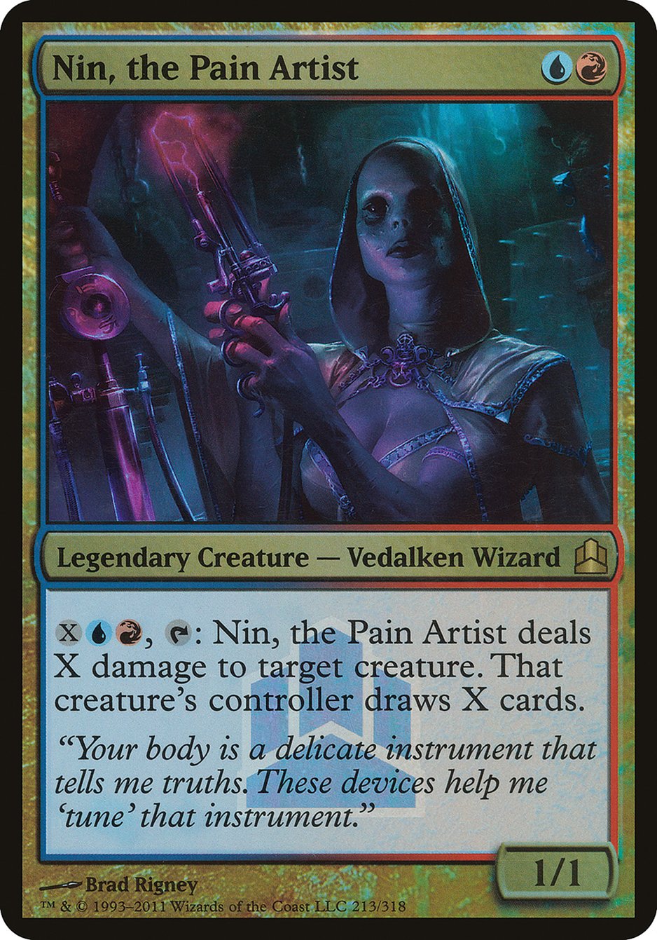 Nin, the Pain Artist (Launch) (Oversized) [Commander 2011 Oversized] | Local Legends