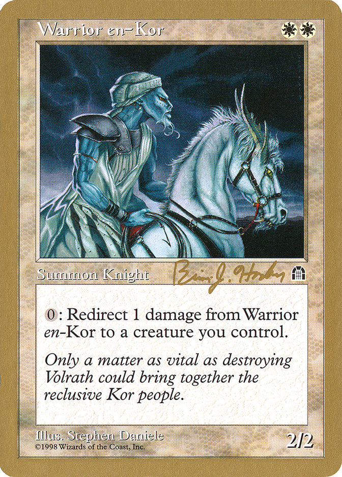 Warrior en-Kor (Brian Hacker) [World Championship Decks 1998] | Local Legends