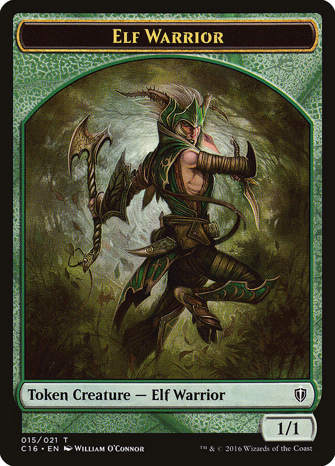 Elf Warrior Token [Commander 2016 Tokens] | Local Legends