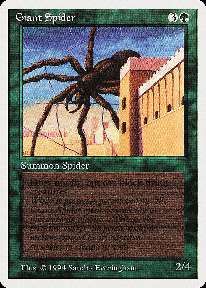 Giant Spider [Summer Magic / Edgar] | Golgari Games