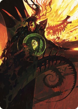 Mishra's Command Art Card [The Brothers' War Art Series] | Golgari Games