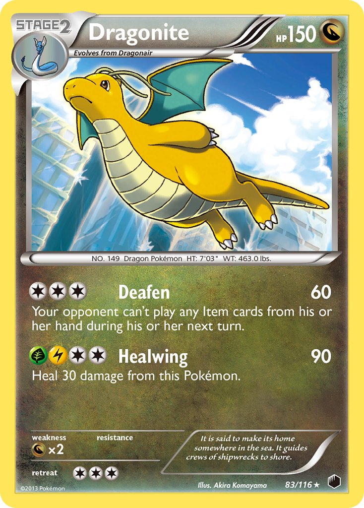 Dragonite (83/116) (Cosmos Holo) (Blister Exclusive) [Black & White: Plasma Freeze] | Golgari Games