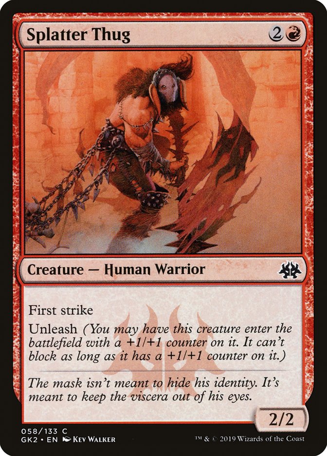 Splatter Thug [Ravnica Allegiance Guild Kit] | Local Legends