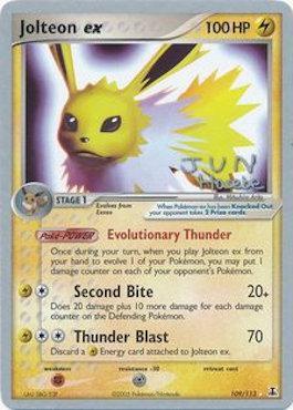 Jolteon ex (109/113) (Flyvees - Jun Hasebe) [World Championships 2007] | Golgari Games