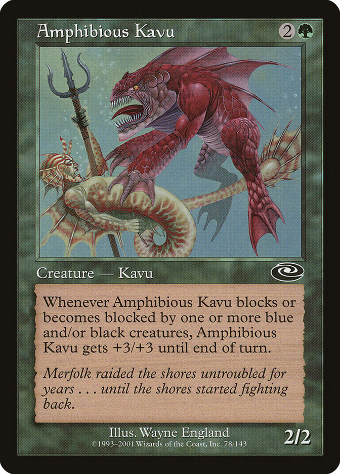 Amphibious Kavu [Planeshift] | Golgari Games