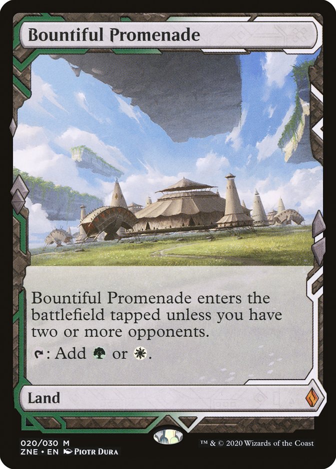 Bountiful Promenade (Expeditions) [Zendikar Rising Expeditions] | Golgari Games