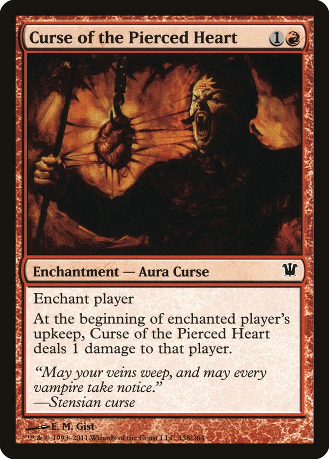 Curse of the Pierced Heart [Innistrad] | Local Legends