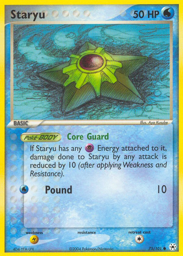 Staryu (75/101) [EX: Hidden Legends] | Golgari Games