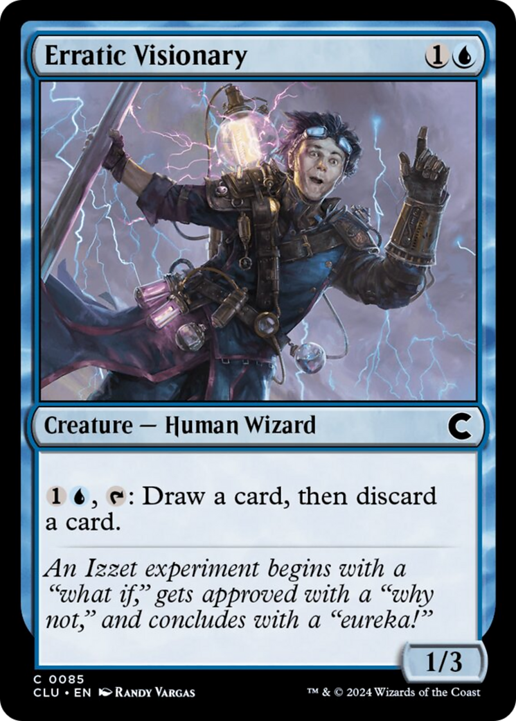Erratic Visionary [Ravnica: Clue Edition] | Local Legends