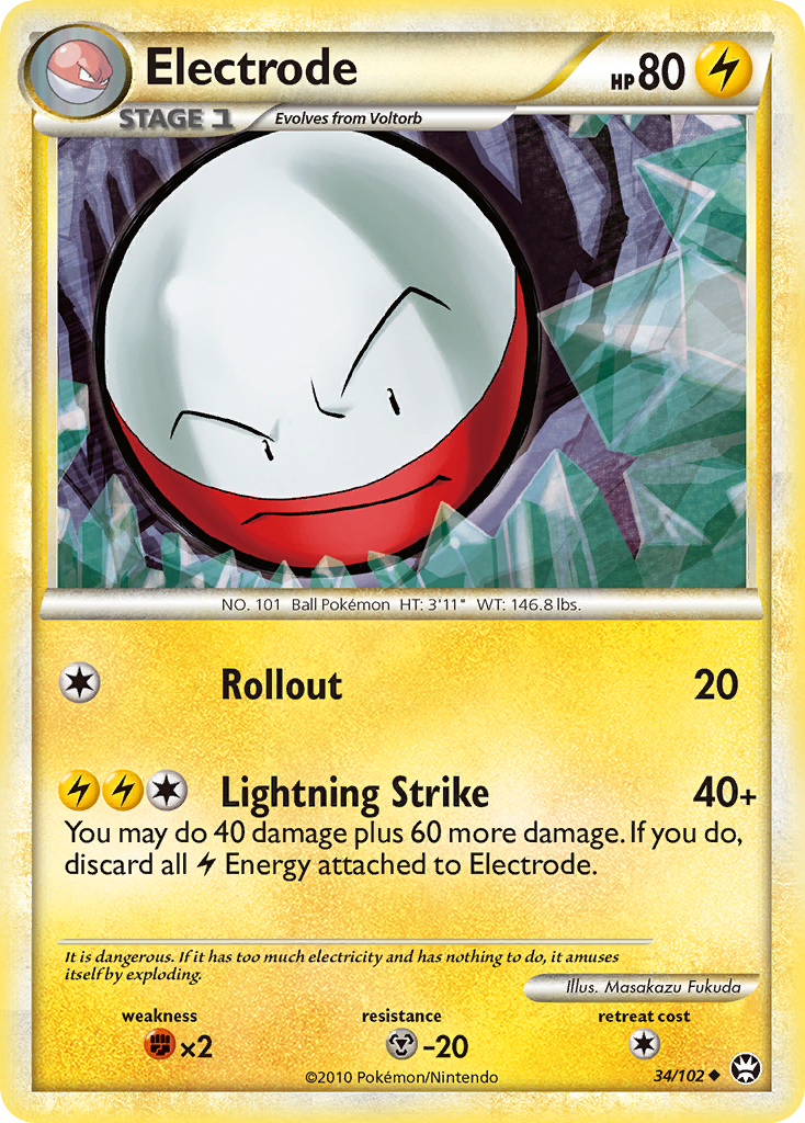 Electrode (34/102) [HeartGold & SoulSilver: Triumphant] | Golgari Games