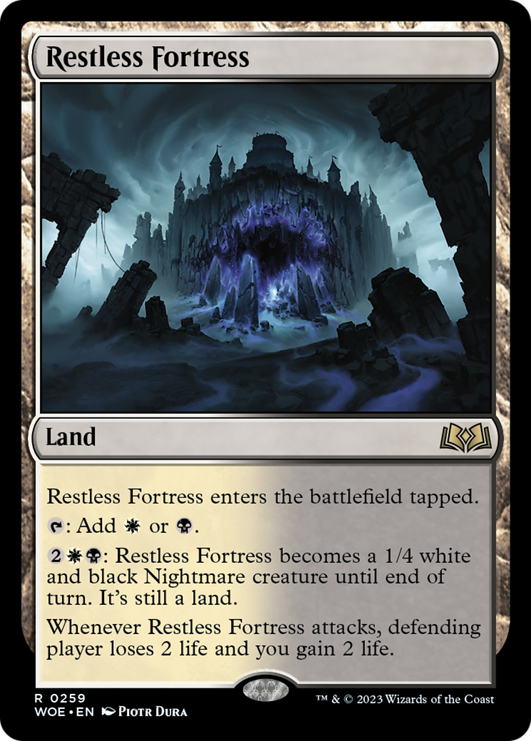 Restless Fortress [Wilds of Eldraine] | Golgari Games