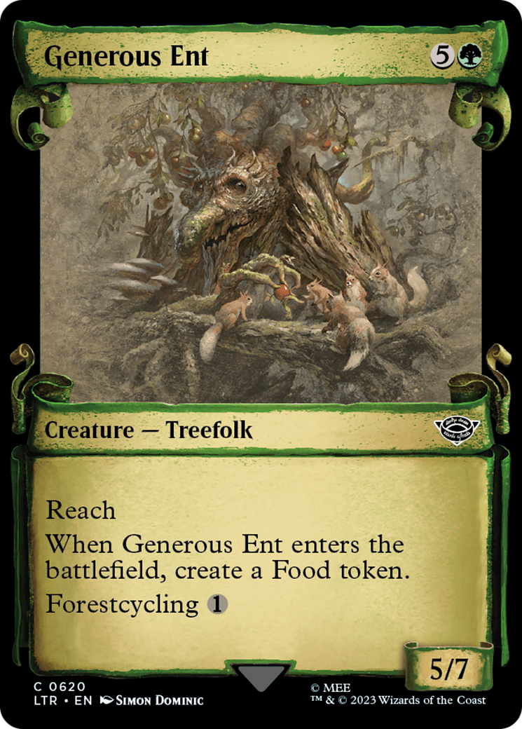 Generous Ent [The Lord of the Rings: Tales of Middle-Earth Showcase Scrolls] | Golgari Games