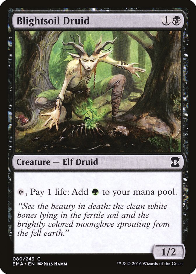 Blightsoil Druid [Eternal Masters] | Golgari Games