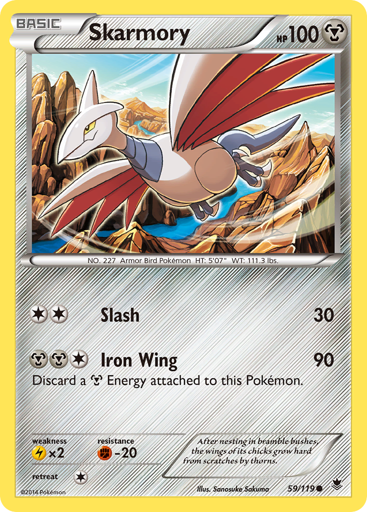 Skarmory (59/119) [XY: Phantom Forces] | Golgari Games