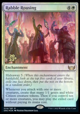 Rabble Rousing [Streets of New Capenna Prerelease Promos] | Local Legends