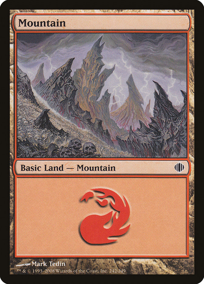 Mountain (242) [Shards of Alara] | Golgari Games