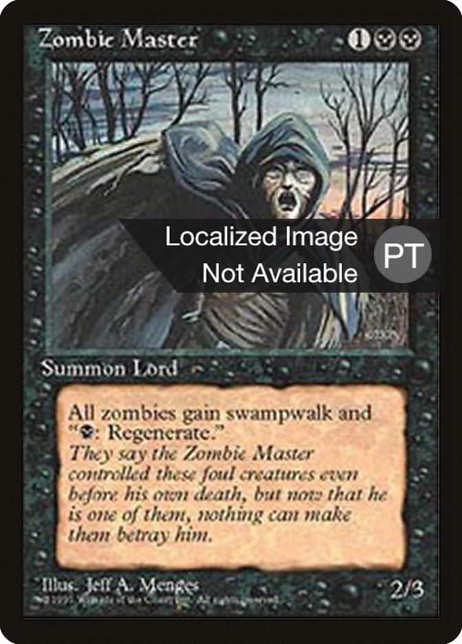 Zombie Master [Fourth Edition (Foreign Black Border)] | Golgari Games