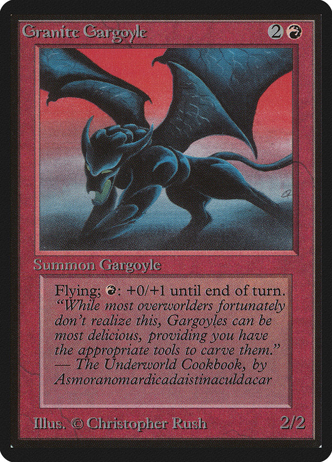 Granite Gargoyle [Beta Edition] | Golgari Games