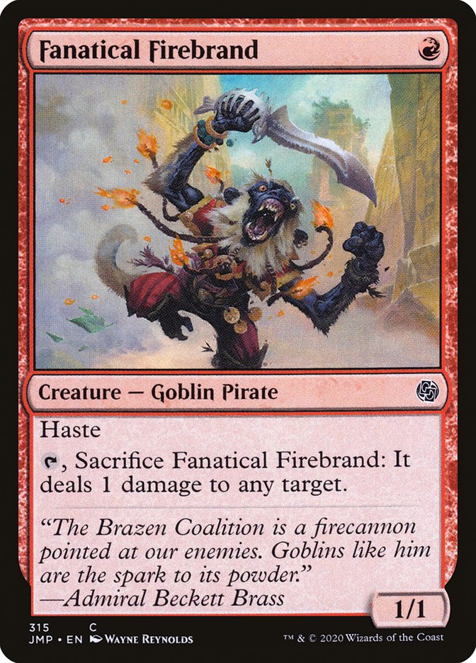 Fanatical Firebrand [Jumpstart] | Local Legends