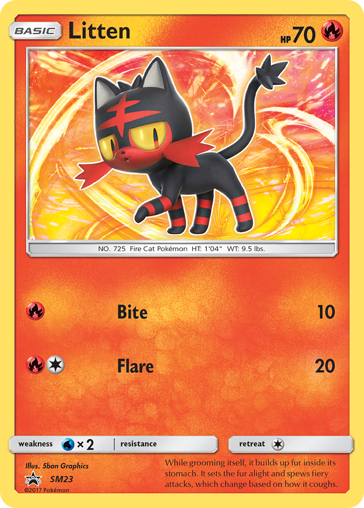 Litten (SM23) [Sun & Moon: Black Star Promos] | Golgari Games