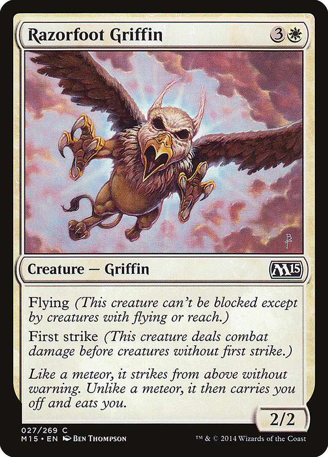 Razorfoot Griffin [Magic 2015] | Golgari Games