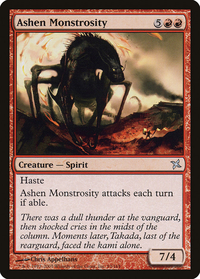 Ashen Monstrosity [Betrayers of Kamigawa] | Golgari Games