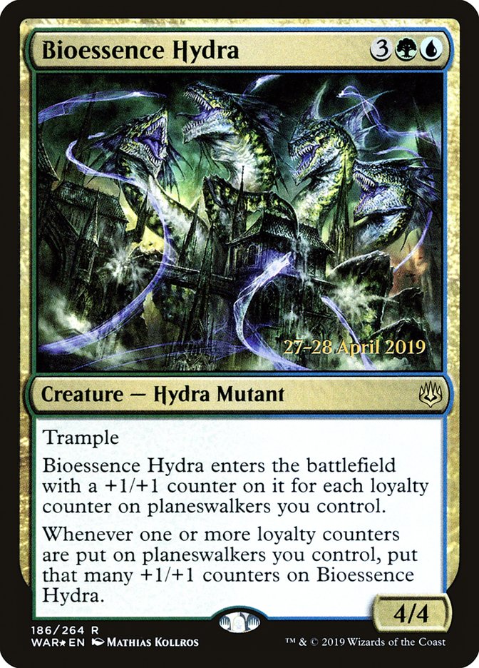 Bioessence Hydra [War of the Spark Prerelease Promos] | Golgari Games