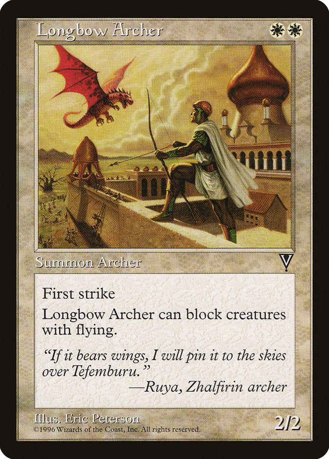 Longbow Archer [Visions] | Golgari Games