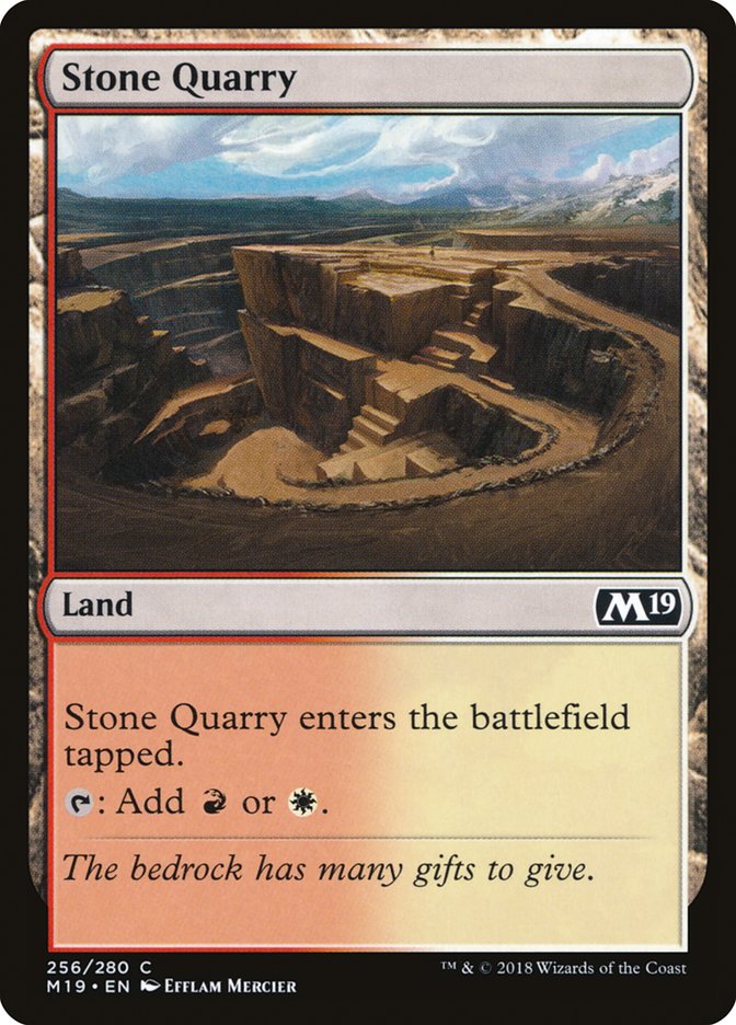 Stone Quarry [Core Set 2019] | Golgari Games