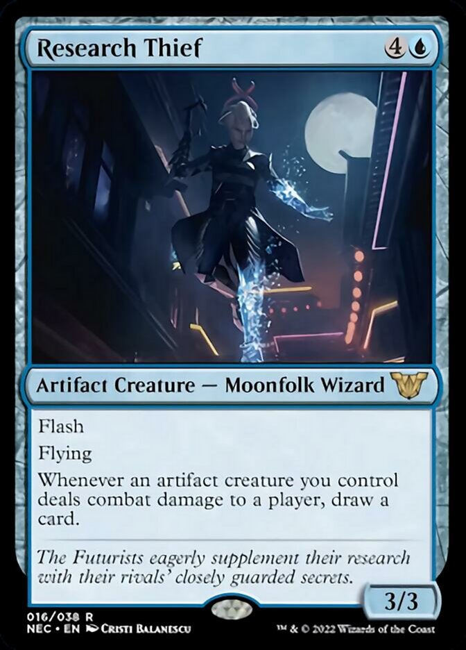 Research Thief [Kamigawa: Neon Dynasty Commander] | Local Legends