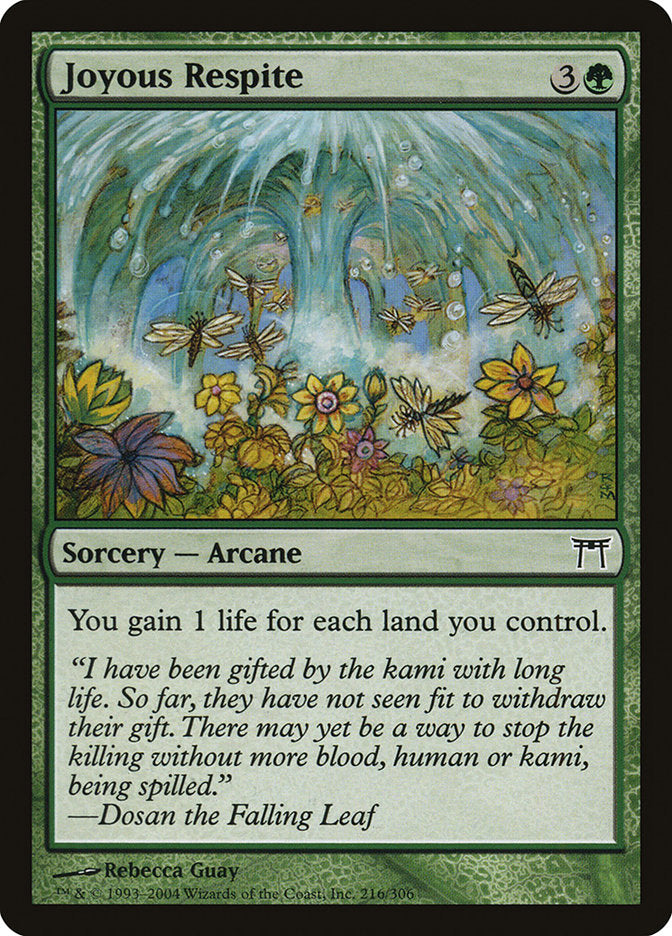 Joyous Respite [Champions of Kamigawa] | Local Legends