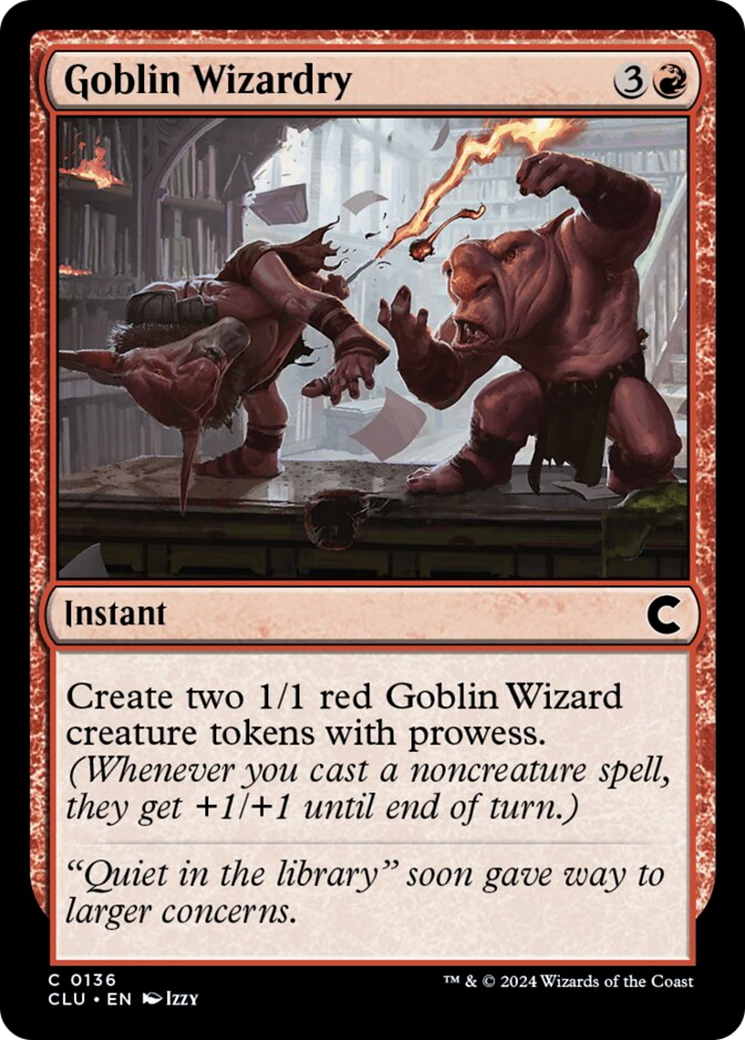 Goblin Wizardry [Ravnica: Clue Edition] | Local Legends