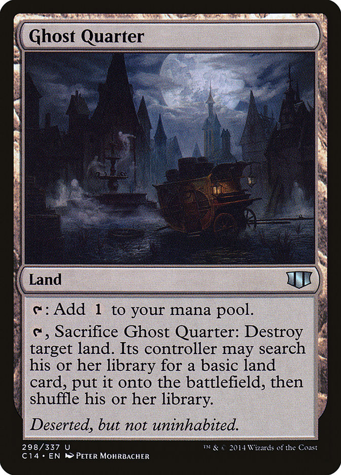 Ghost Quarter [Commander 2014] | Golgari Games