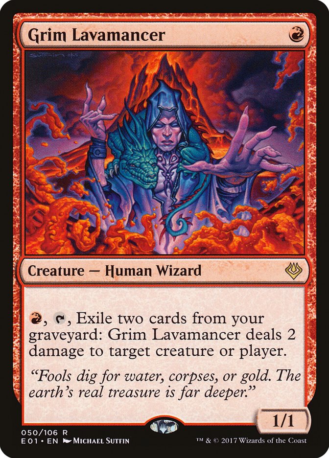 Grim Lavamancer [Archenemy: Nicol Bolas] | Local Legends