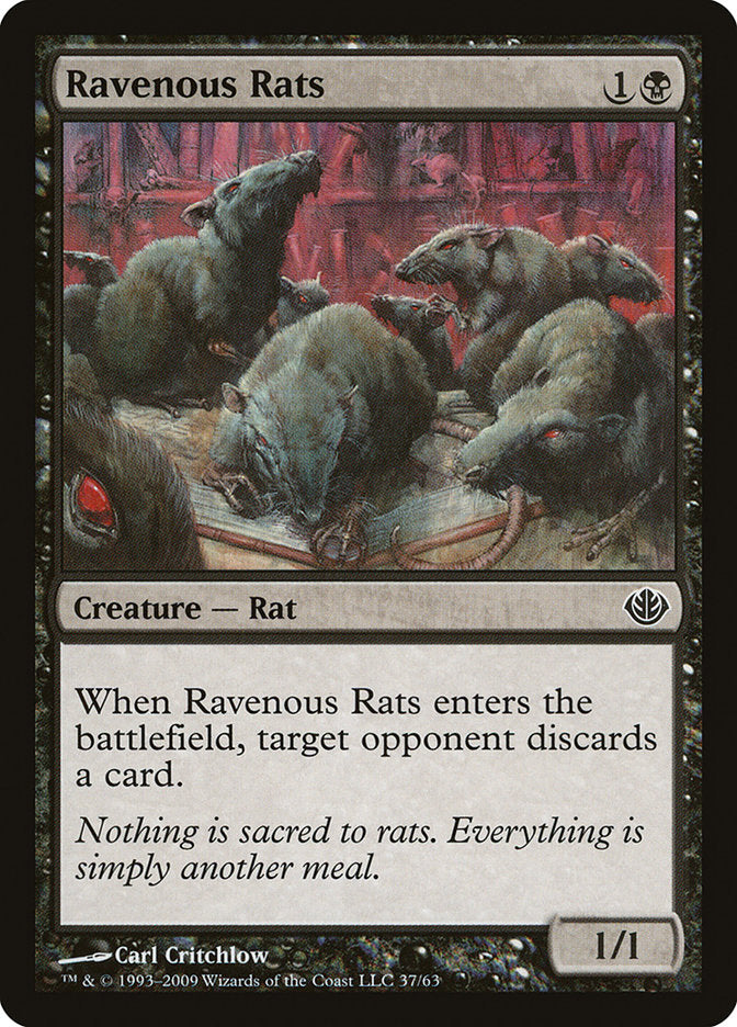 Ravenous Rats [Duel Decks: Garruk vs. Liliana] | Golgari Games