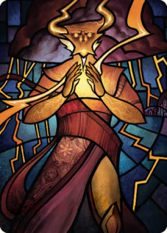 Najal, the Storm Runner Art Card [Dominaria United Art Series] | Local Legends