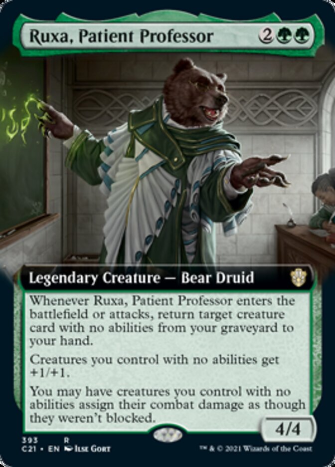 Ruxa, Patient Professor (Extended Art) [Commander 2021] | Golgari Games