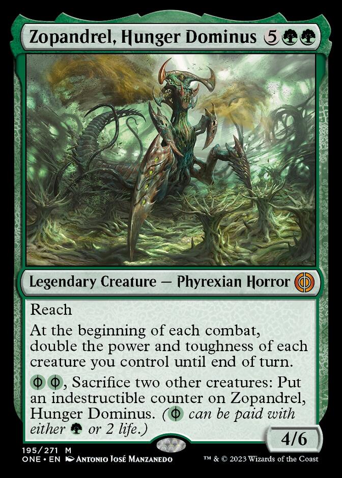 Zopandrel, Hunger Dominus [Phyrexia: All Will Be One] | Golgari Games